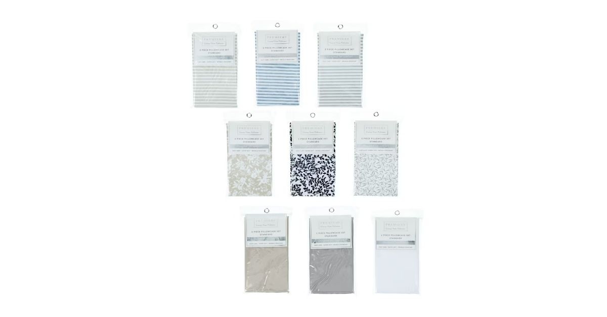 pillow case cover set