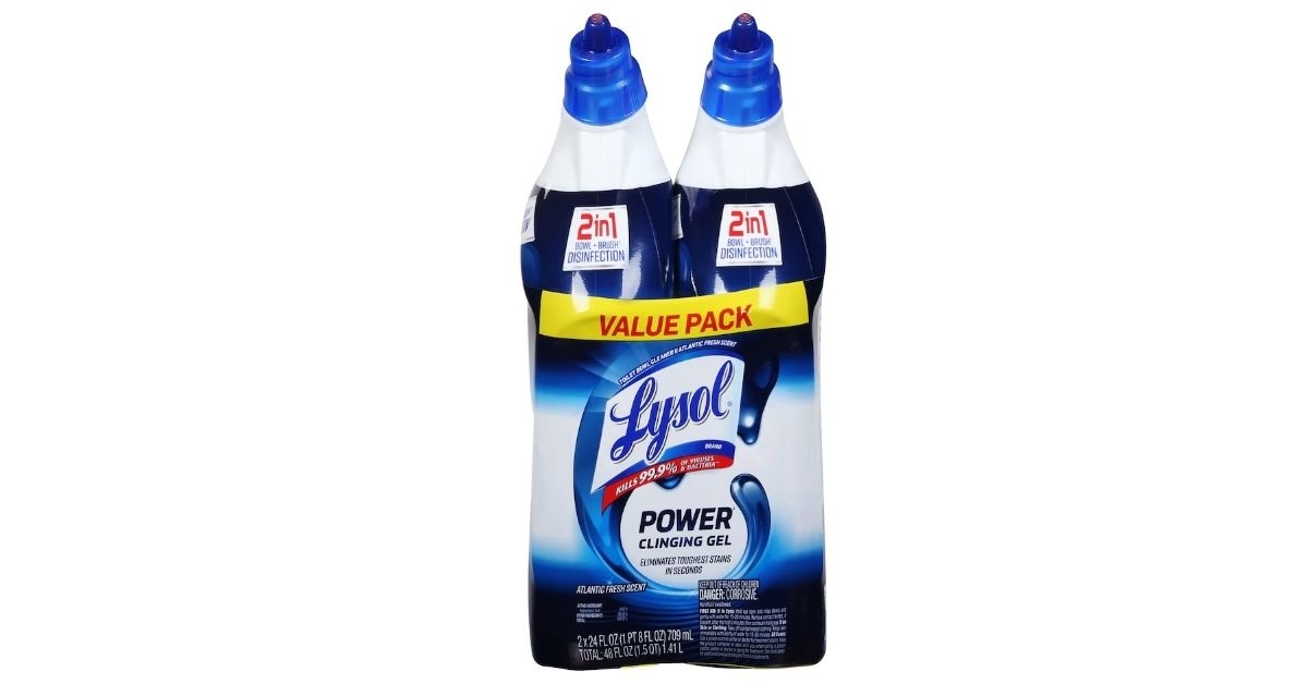 Lysol Power 2 in 1 Atlantic Fresh Power Clinging Gel