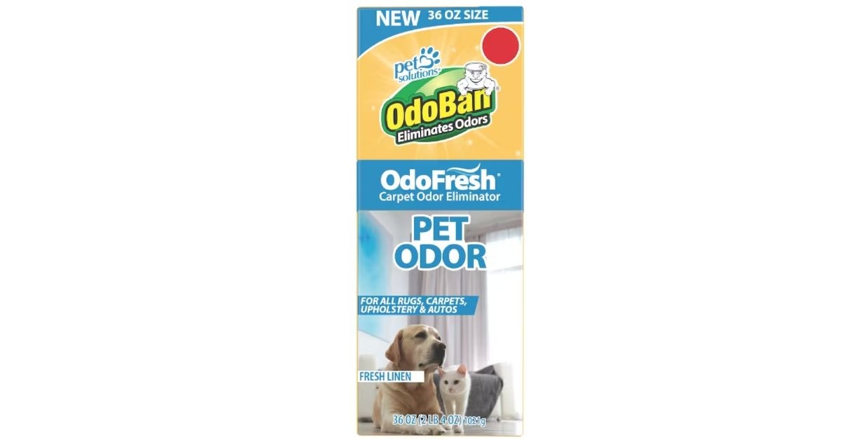 Dollar Tree OdoBan OdoFresh Fresh Linen Pet Carpet Powder