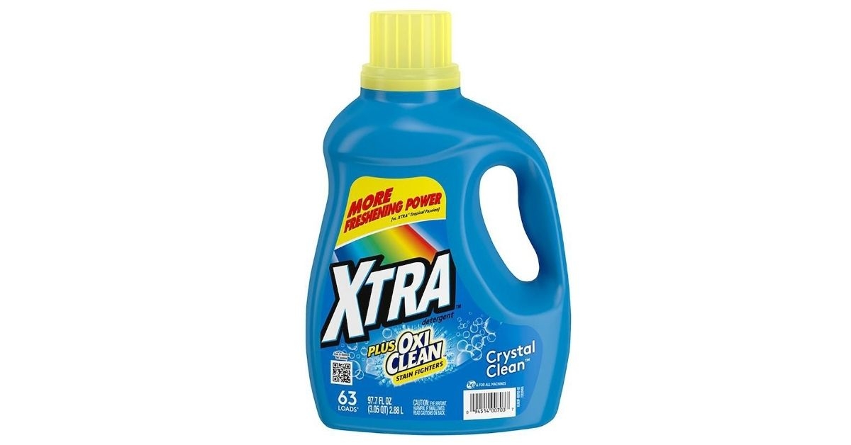 Xtra Plus OxiClean Crystal Clean, Liquid Laundry Detergent