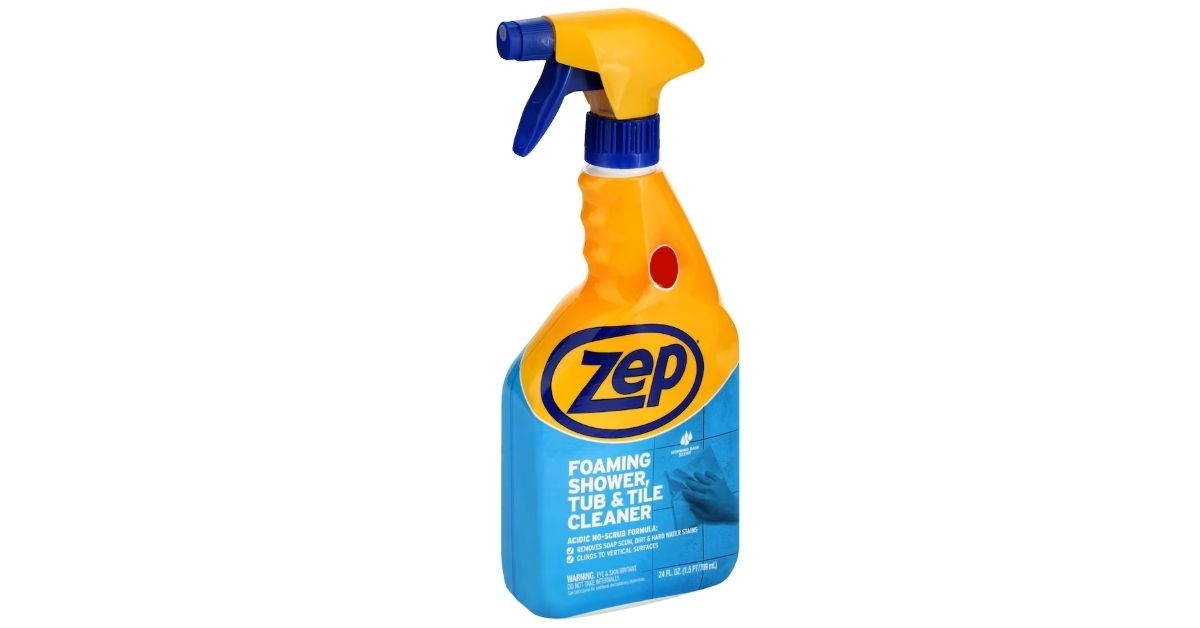 Dollar Tree Zep Foaming Shower Tub and Tile Cleaner