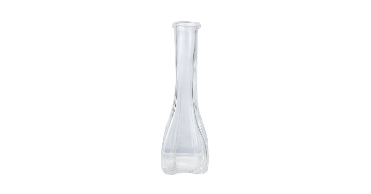 ribbed bud vase