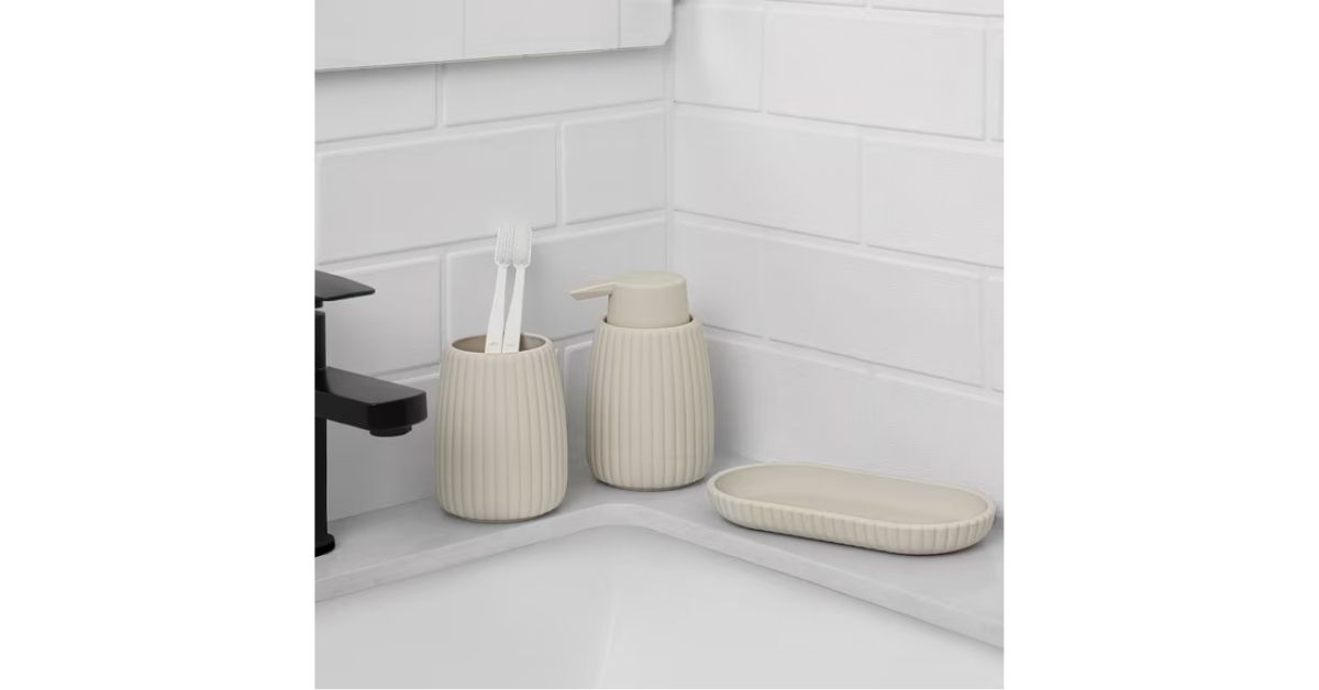 bath accessories set