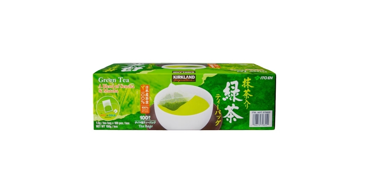 green tea bags
