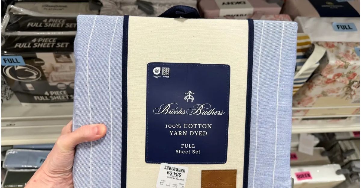 brooks brothers sheet set