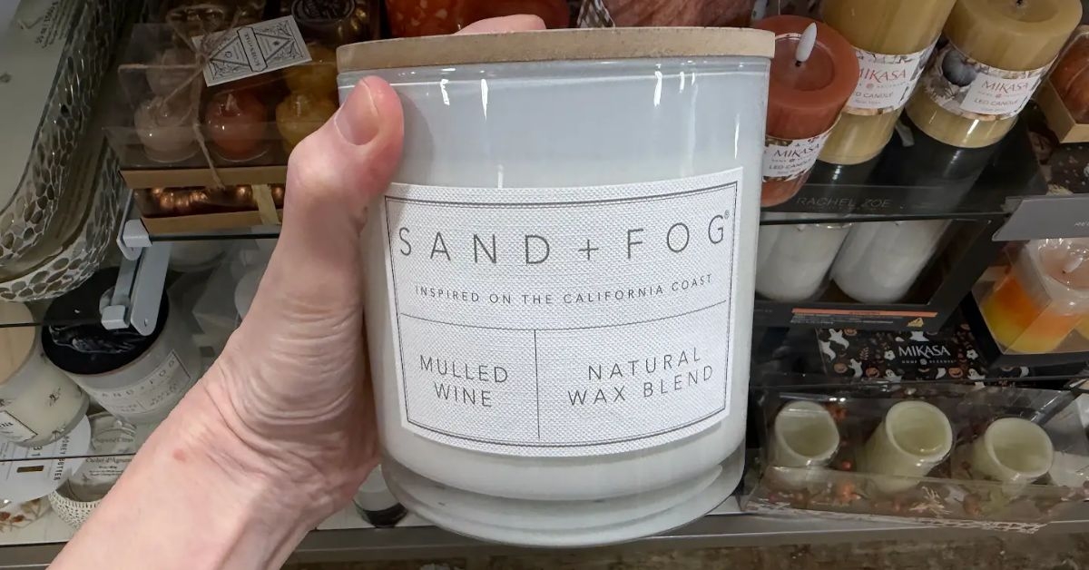 sand fog mulled wine candle