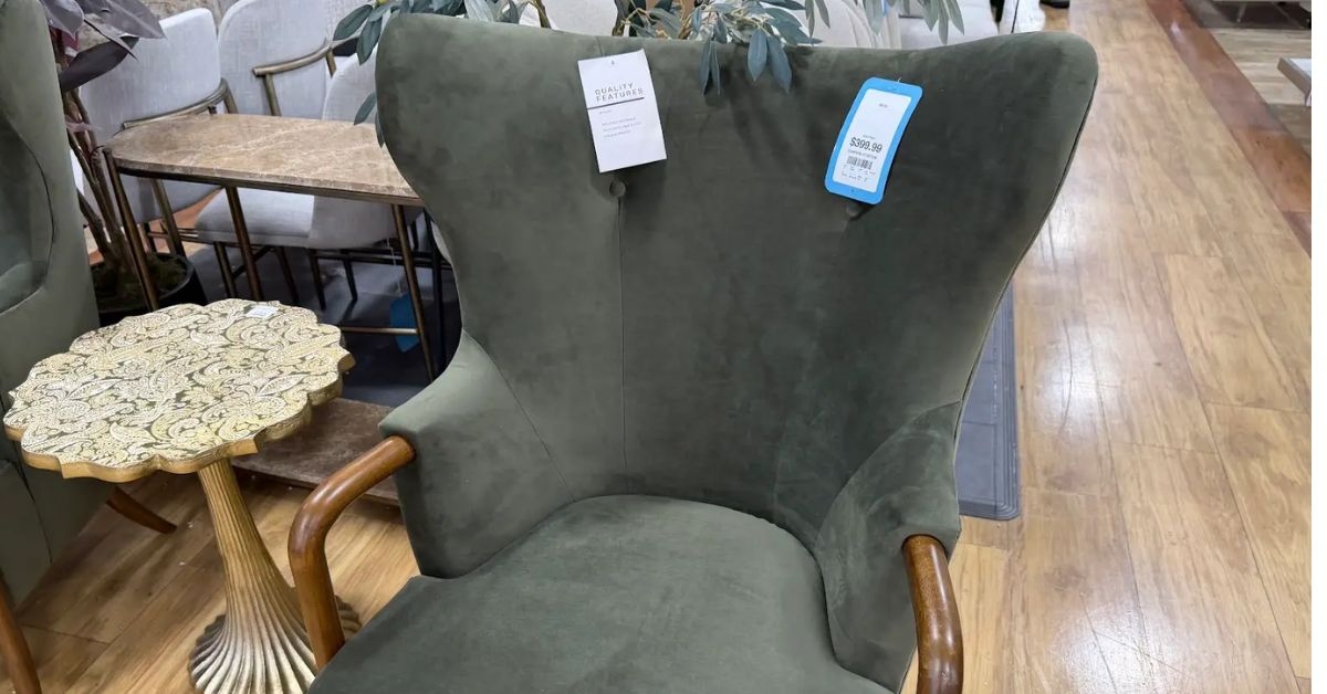 wingback armchair
