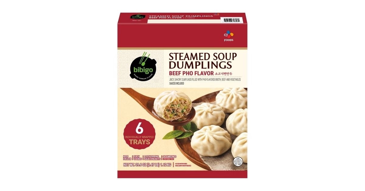 steamed soup dumplings beef pho