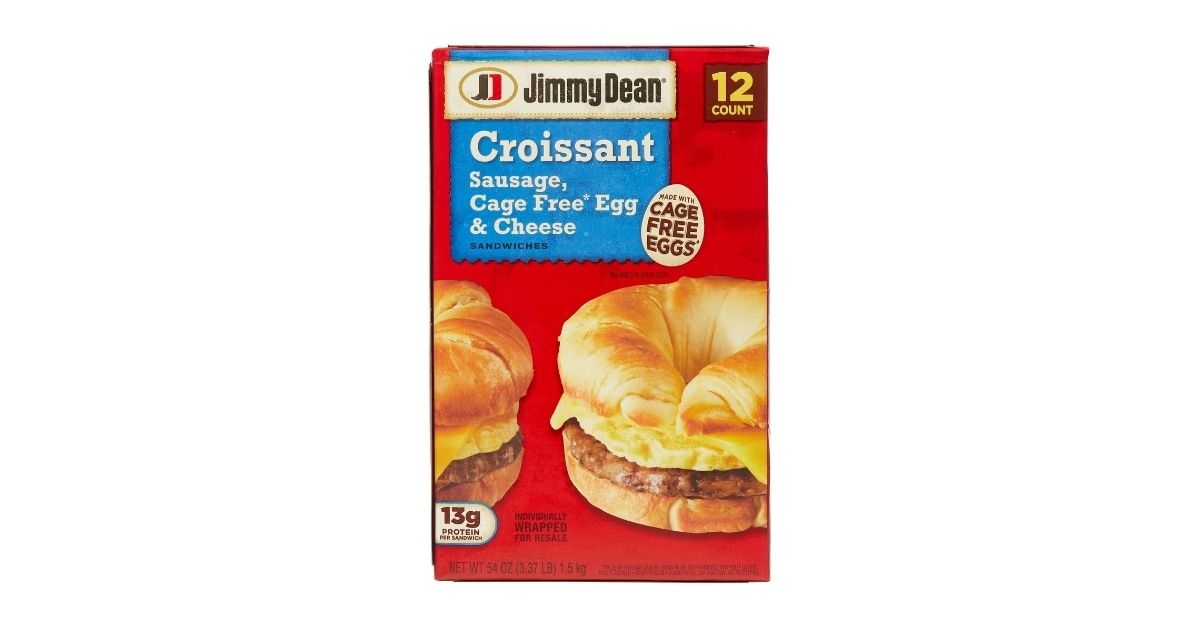 croissant sausage egg cheese