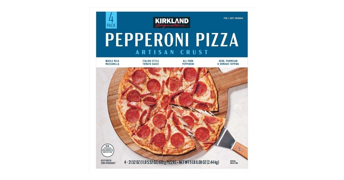 artisan crust pepperoni pizza