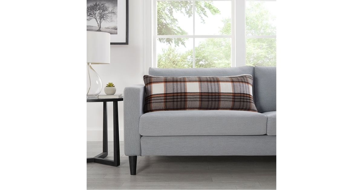 faux fur decorative pillow