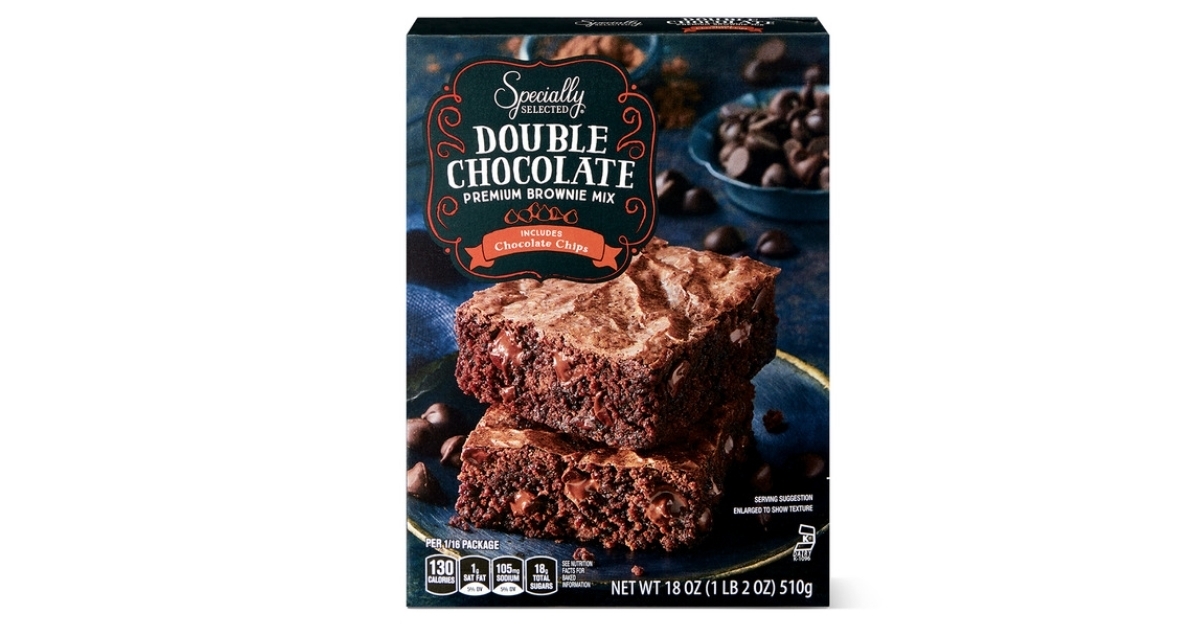 double chocolate premium brownie mix