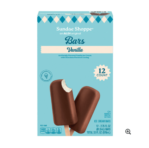 Aldi Chocolate Coated Ice Cream Bars