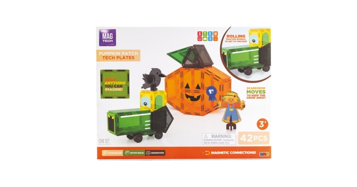 halloween magnetic tiles