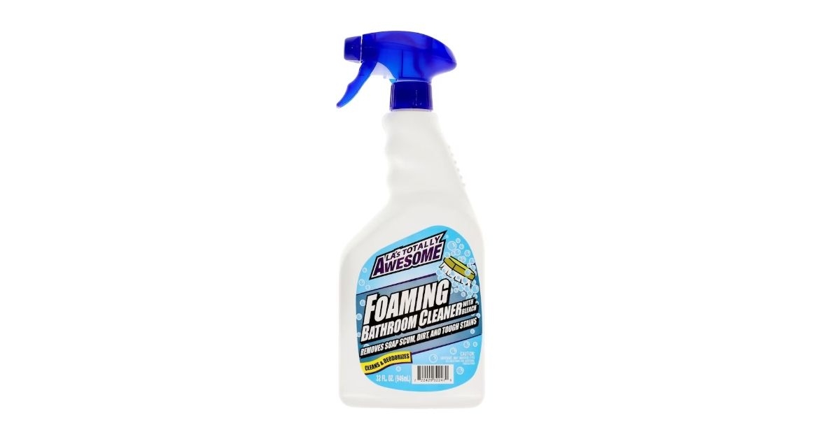 bathroom cleaner with bleach