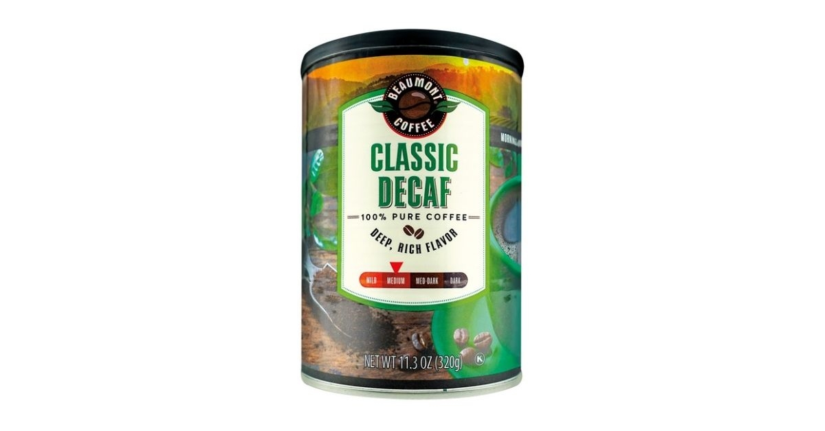 classic decaf ground coffee