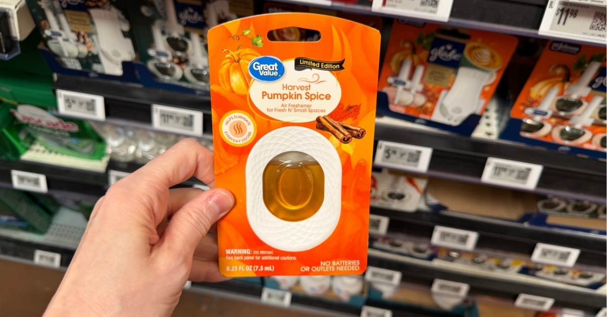 pumpkin spice air freshener