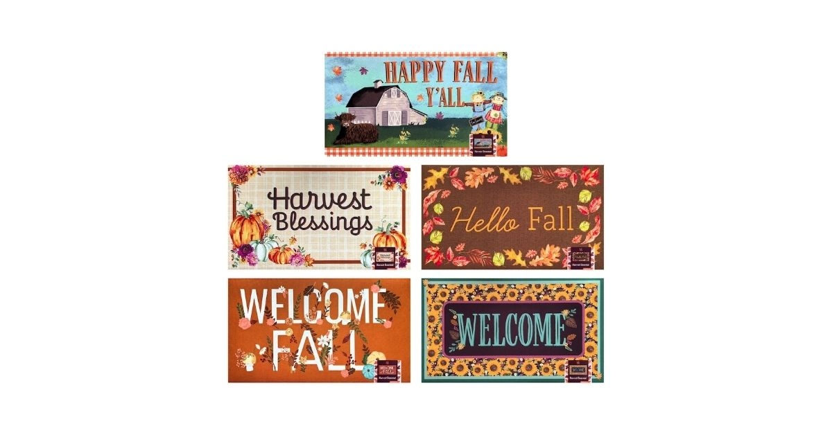 harvest theme doormat