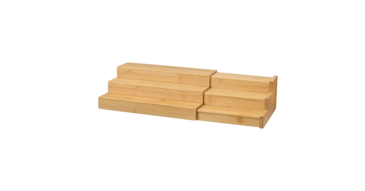 bamboo pantry organizer