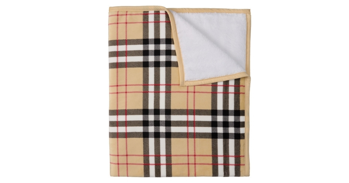 velvet plush sherpa throw