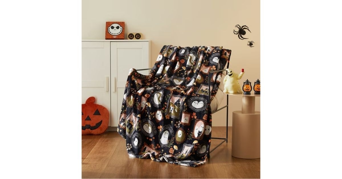halloween ghost plush oversized couch 