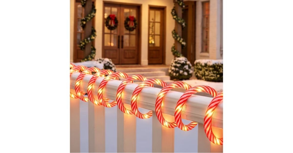 candy cane led rope light