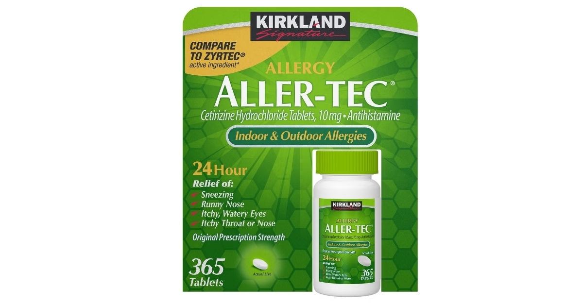 aller tec allergy tablets