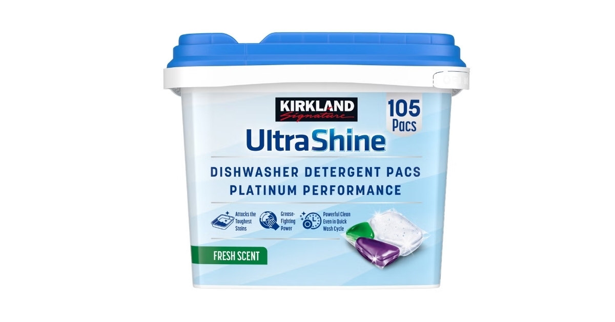 dishwasher detergent pacs