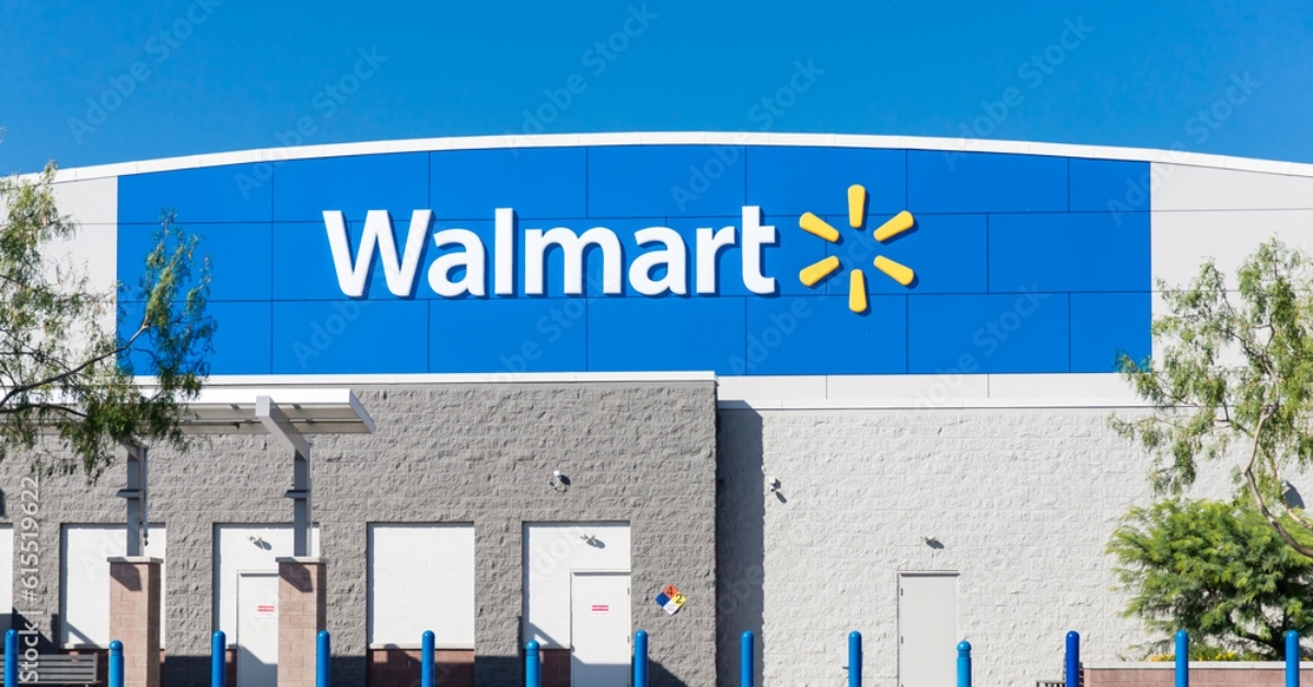 walmart store building sign