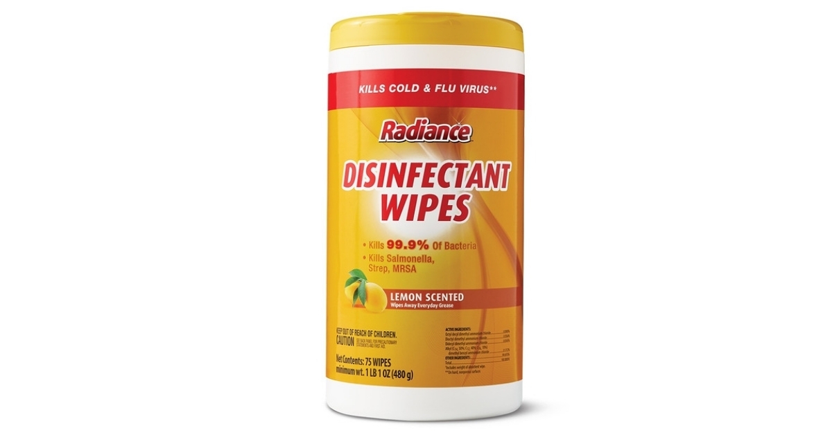 disinfectant wipes