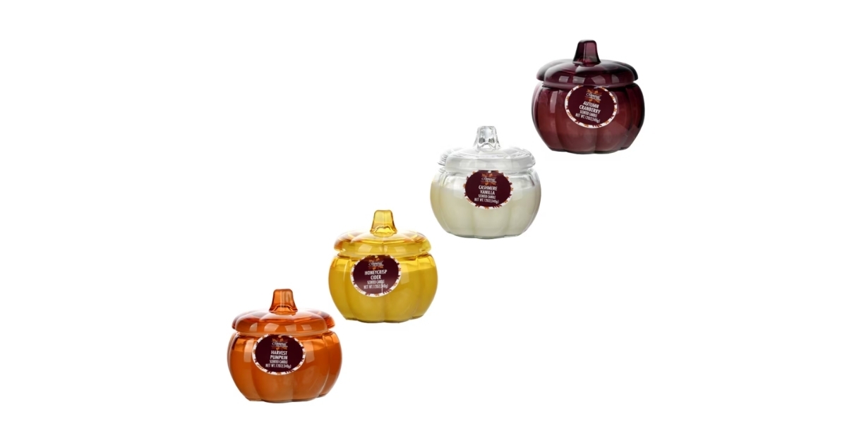 pumpkin jar scented candle
