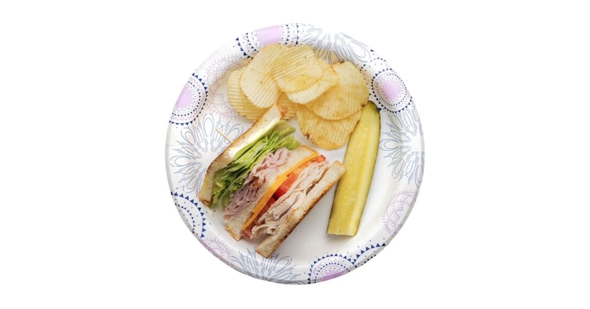 disposable paper plates