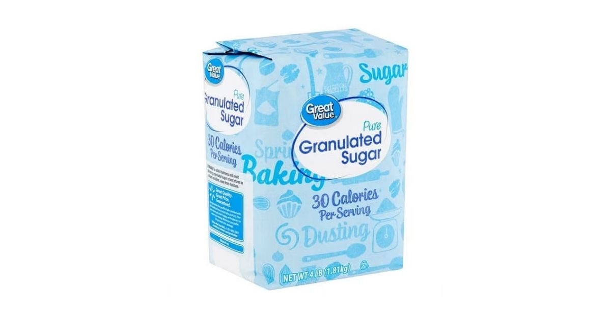 pure granulated sugar