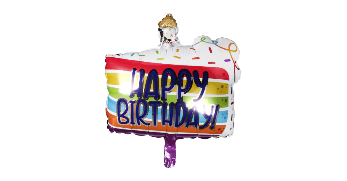 Dollar Tree Birthday Cake Balloon