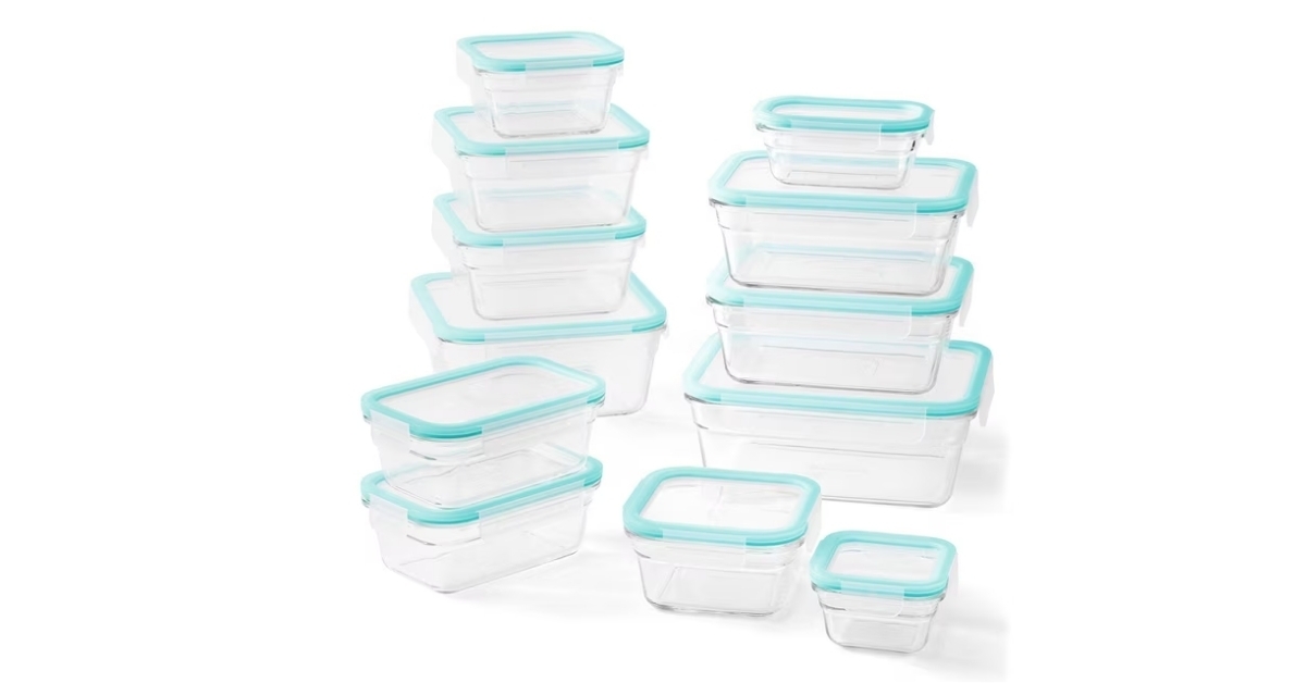 glass food storage set