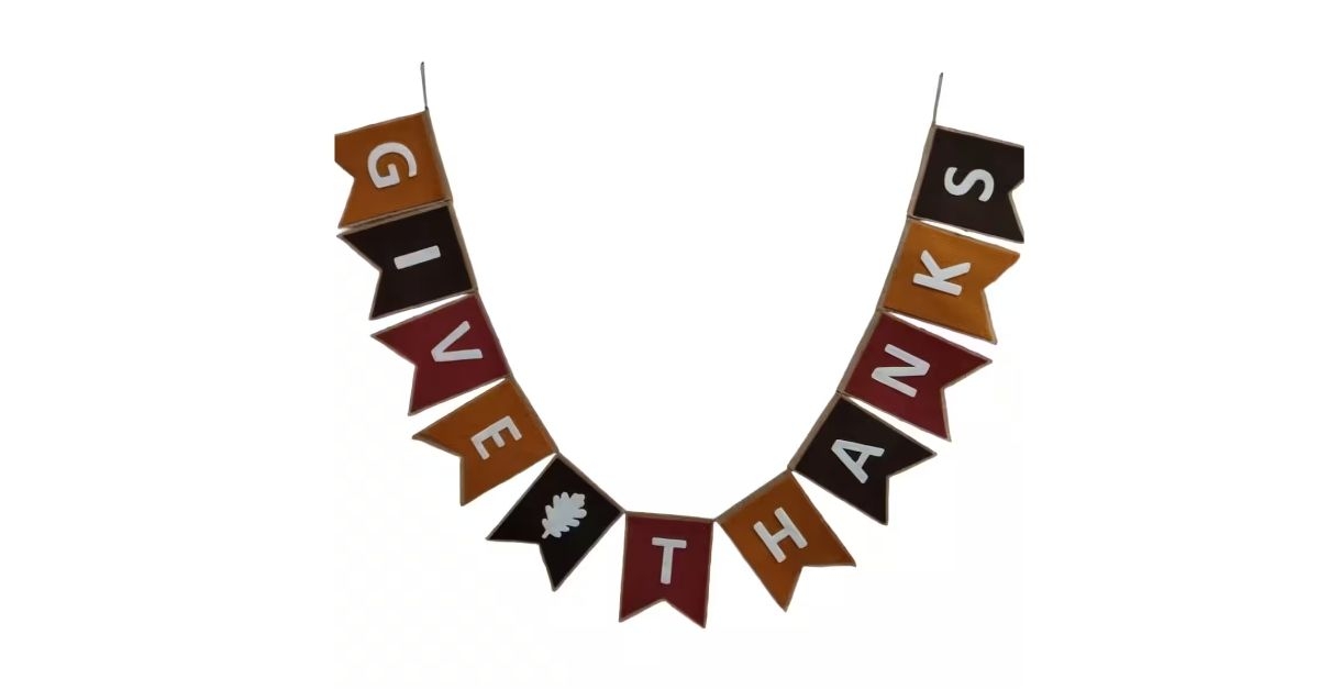 Give Thanks Pennant Garland by Ashland®