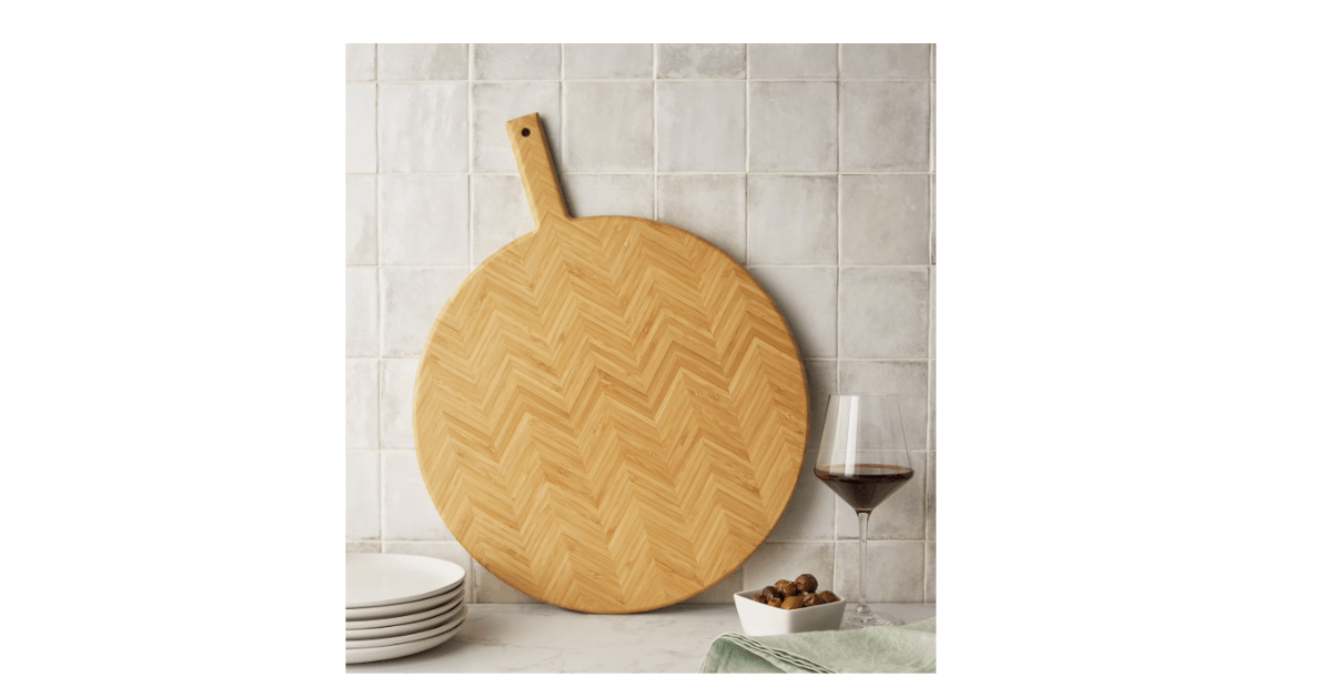 Member's Mark Herringbone Bamboo Charcuterie Board