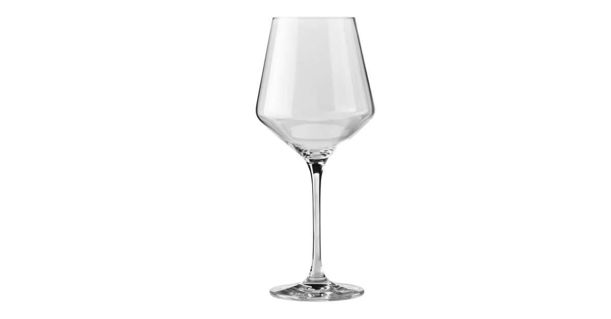 crystal wine glass set
