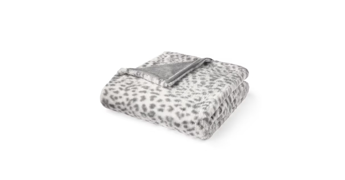 luxury faux fur throw