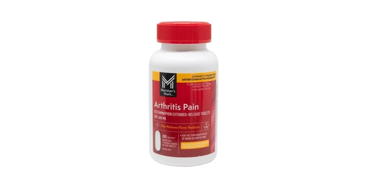 arthritis pain extended release tablets