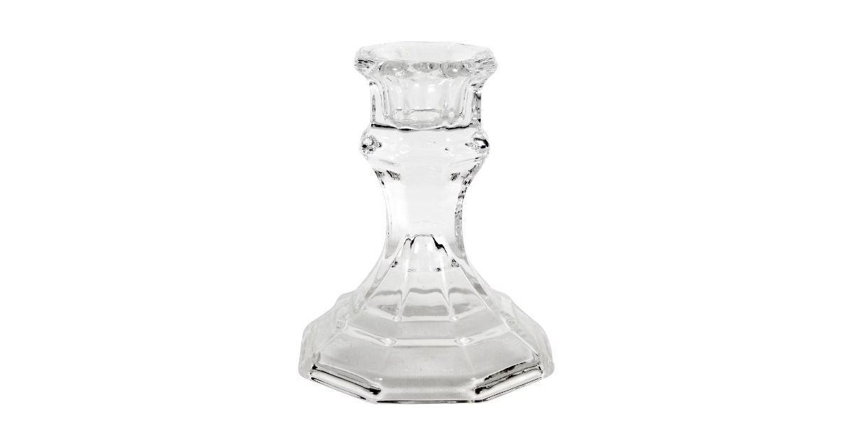 glass taper candleholders