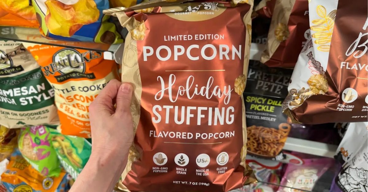 holiday stuffing popcorn