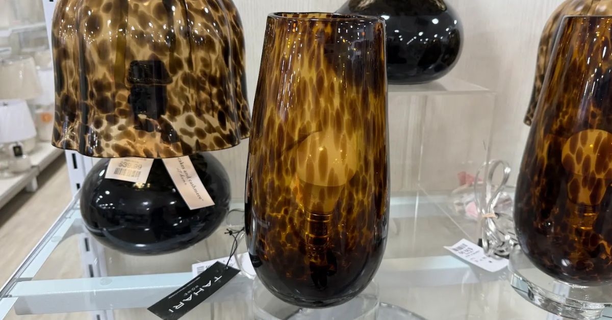 tahari tortoise shell lamp