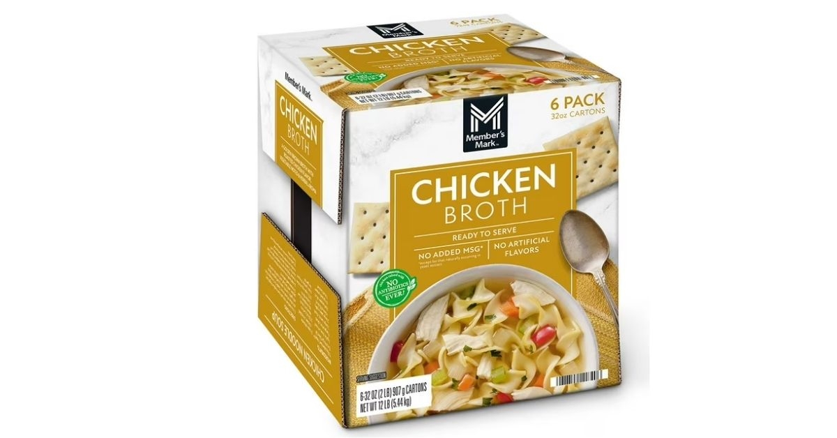 Member's Mark Chicken Broth, 32 oz., 6 pk.
