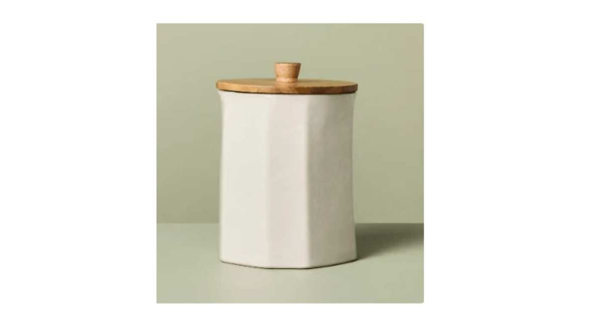 Ceramic Stoneware Food Storage Canister - Hearth & Hand with Magnolia at Target