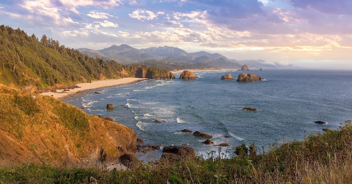 Crescent Beach at Oregon Coast
