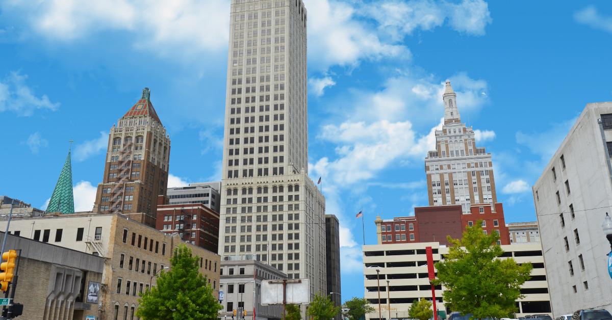 view of the city tulsa