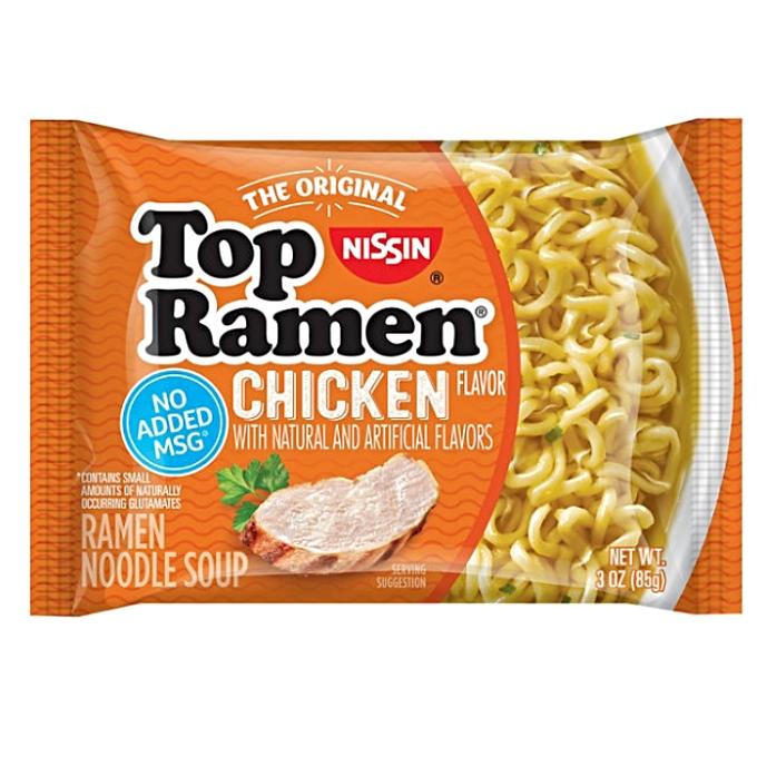 nissin top ramen chicken noodle soup