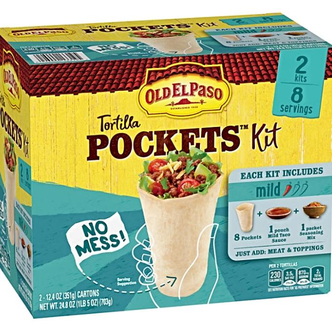 old el paso tortilla pocket kit