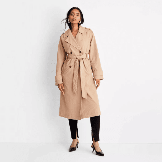 women's classic trench coat